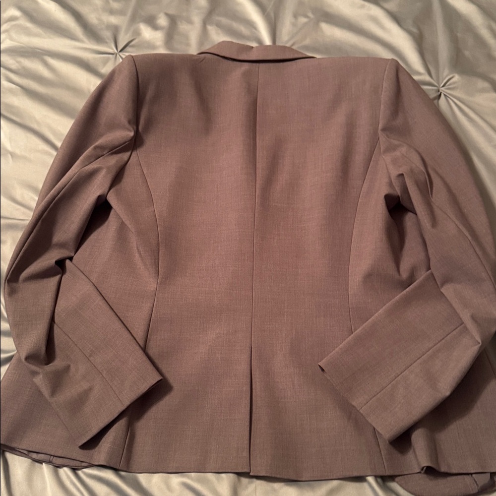 Calvin Klein Women's Gray Blazer Suit Jacket - Picture 3 of 6